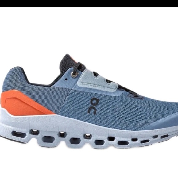 On Cloud Mens Blue Cloudstratus Road-Running Shoe 12 - Picture 1 of 15